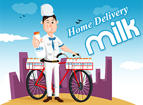 Home Delivery Milk